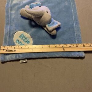 Blue elephant lovey